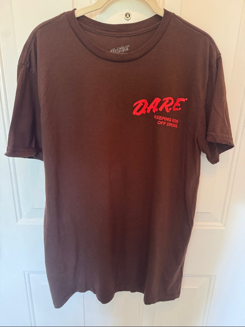 DARE Brown Short-Sleeve Tee for Men